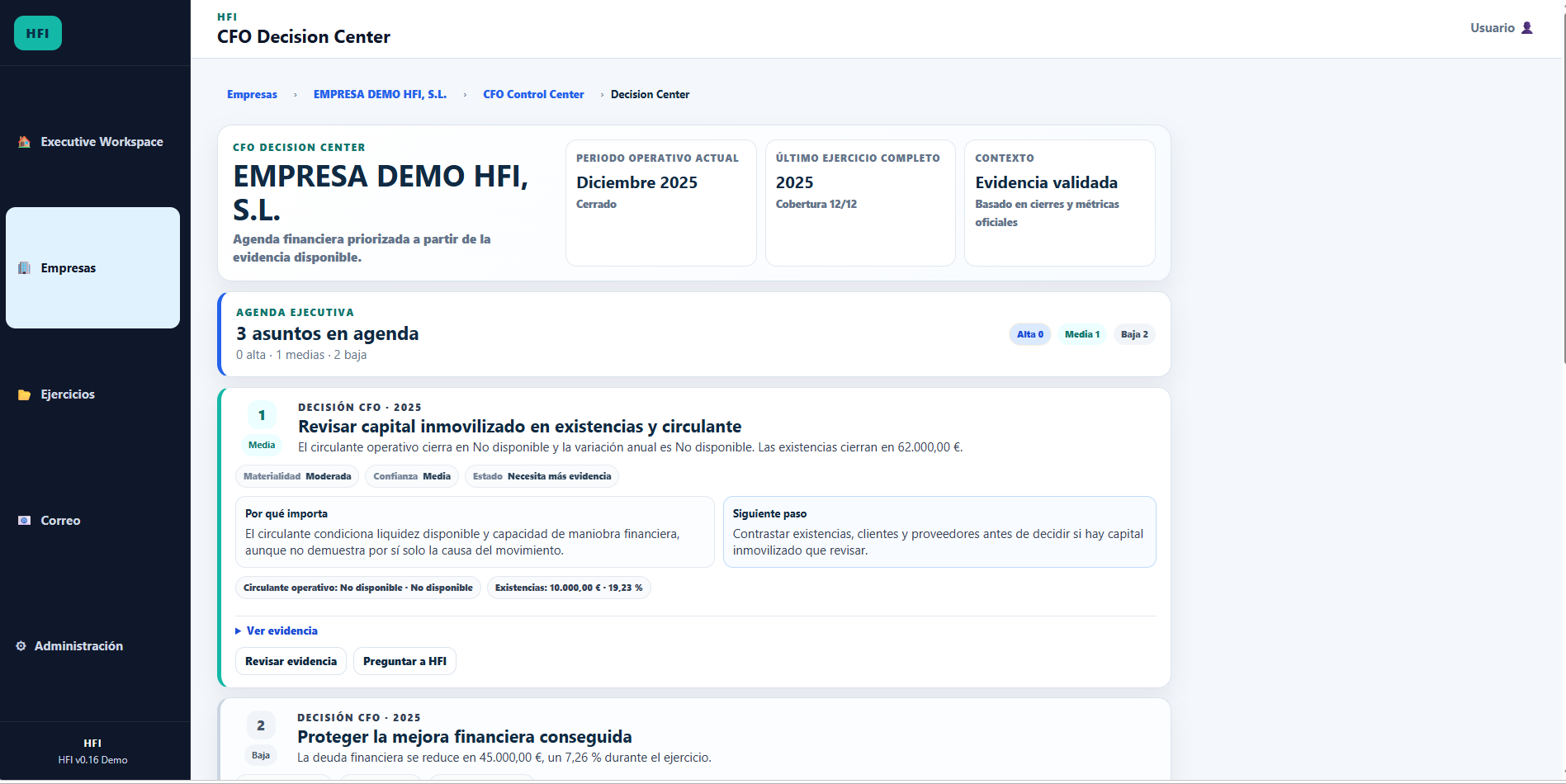 HFI CFO Decision Center